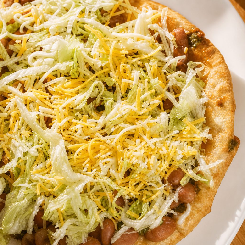 Shredded Chicken Taco Salad.