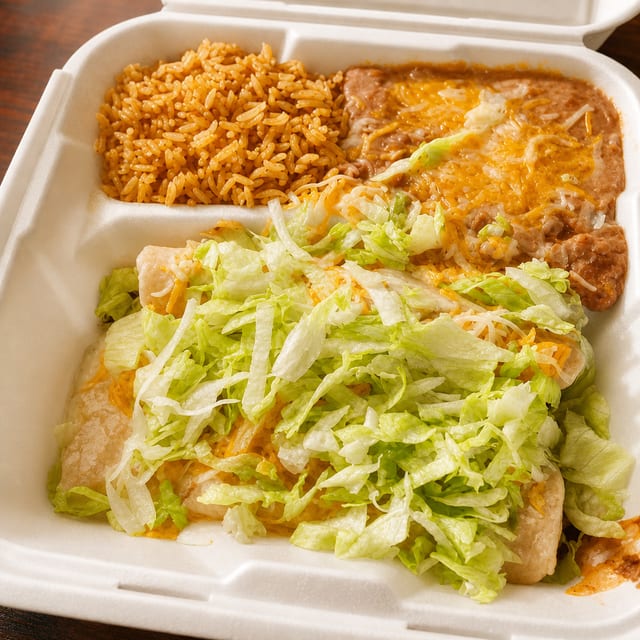 Two Enchiladas.