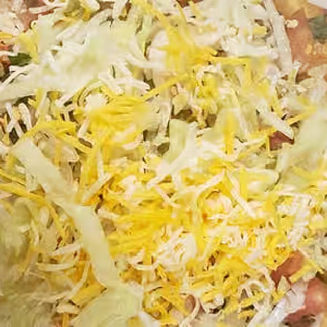 Shredded Beef Taco Salad.