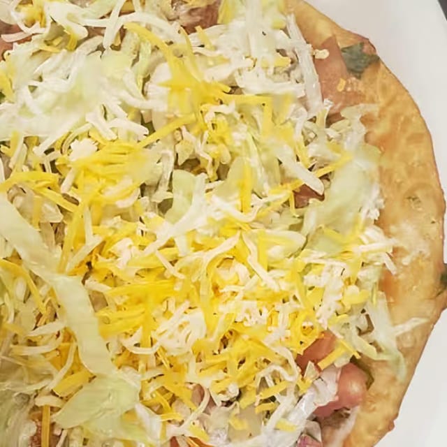 Shredded Chicken Taco Salad.